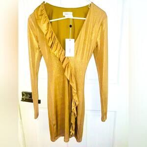 Gorgeous, Boss dress gold, by lovers and friends
